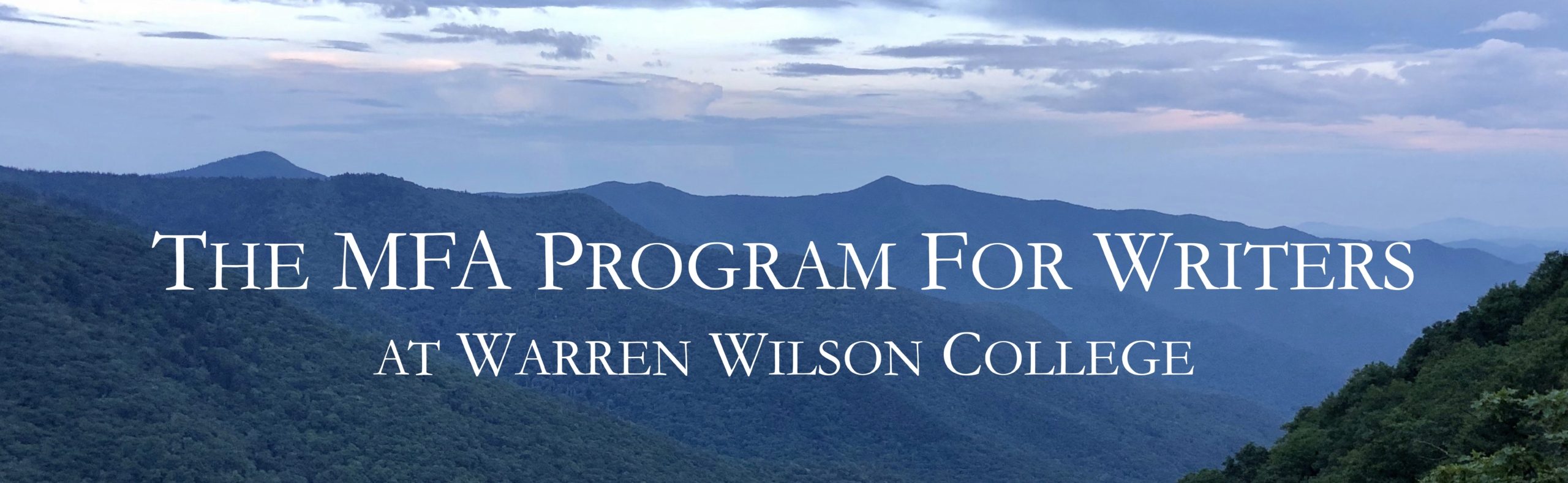 MFA Program for Writers | Warren Wilson